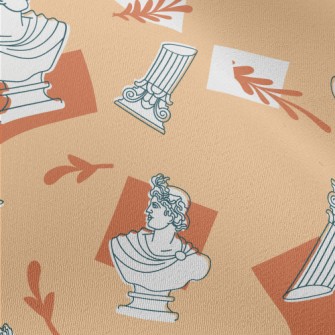 Greek People Statues Chiffon