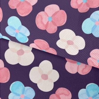 Cute Color Flowers Waterproof Oxford