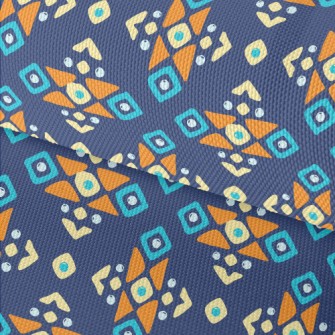 Geometric Patchwork Graphics Waterproof Oxford
