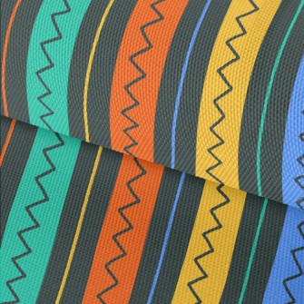 Colorful Vertical Stripes Waterproof Oxford