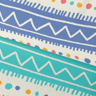 Lines, Curves, Dots Waterproof Oxford