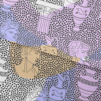 Artistic Dot Statue Waterproof Oxford