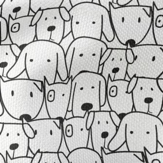 Group Of Puppies Waterproof Canvas