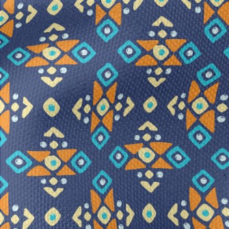 Geometric Patchwork Graphics Waterproof Canvas