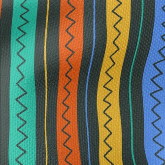 Colorful Vertical Stripes Waterproof Canvas