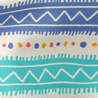 Lines, Curves, Dots Waterproof Canvas