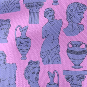 Greek Statues Waterproof Canvas