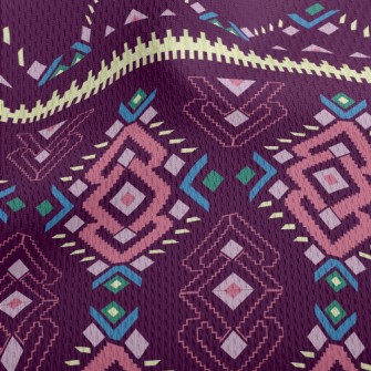 Nostalgic Ethnic Totem Athletic Mesh Flat Back