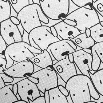Group Of Puppies Performance Linen