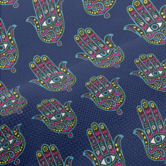 Mysterious Eye Palm Performance Linen