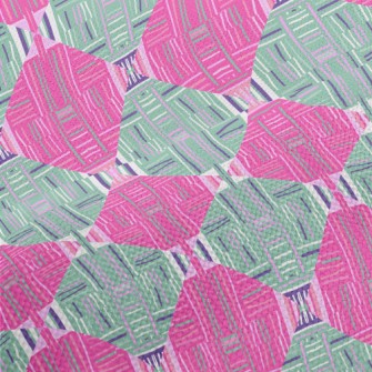 Line Art Rhombus Performance Linen