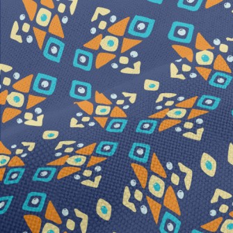 Geometric Patchwork Graphics Performance Linen