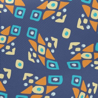 Geometric Patchwork Graphics Twill