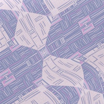 Lines Interlaced Geometry Twill