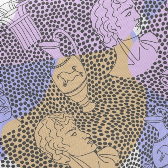 Artistic Dot Statue Twill