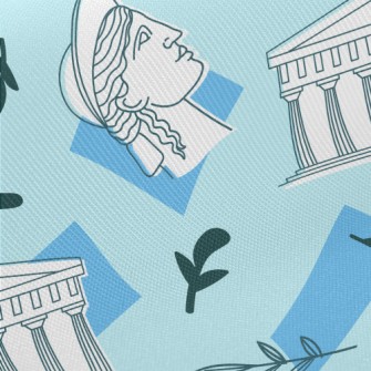 Roman Greek Figures Twill