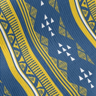 Ethnic Geometric Totem Standard Corduroy