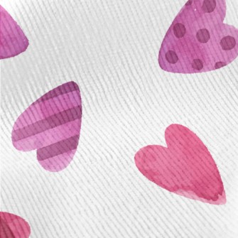 Watercolor Cute Love Heart Standard Corduroy