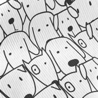 Group Of Puppies Standard Corduroy