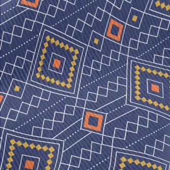 Geometric Patchwork Rhombus Standard Corduroy