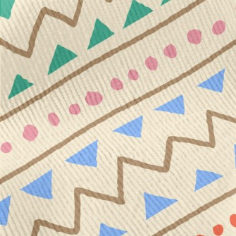Hand Drawn Geometric Figures Standard Corduroy