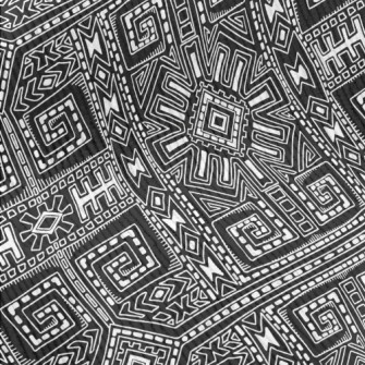Ancient Geometric Murals Standard Corduroy