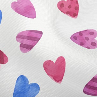 Watercolor Cute Love Heart Dobby