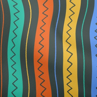 Colorful Vertical Stripes Dobby