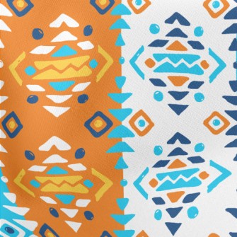 Three Color Mosaic Geometry Stretch Ponte