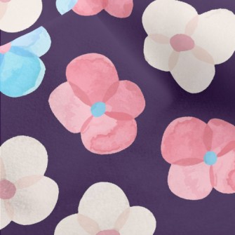 Cute Color Flowers Micro Fleece