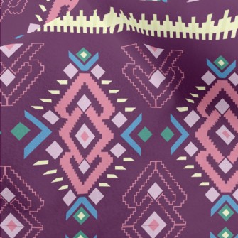 Nostalgic Ethnic Totem Micro Fleece