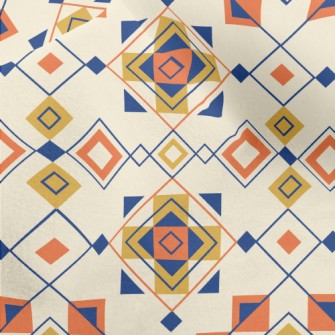 Colorful And Changing Geometry Micro Fleece