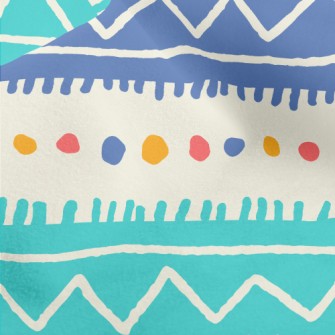 Lines, Curves, Dots Micro Fleece