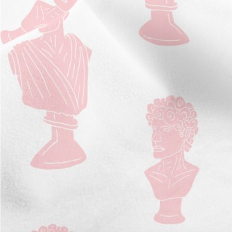 Greek Antique Bust Micro Fleece