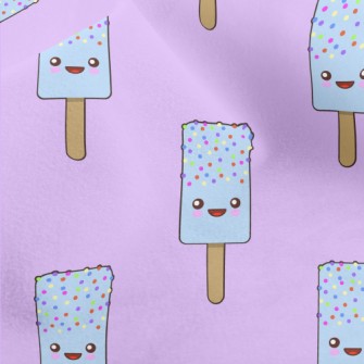 Cute Colorful Bean Popsicle Micro Fleece