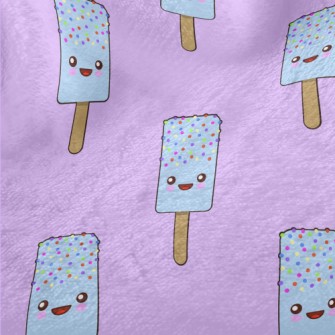 Cute Colorful Bean Popsicle Minky