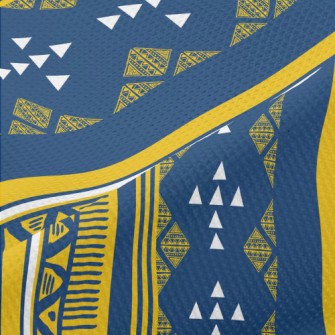 Ethnic Geometric Totem Piqué