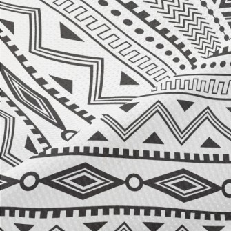 Classic Geometric Ethnic Piqué