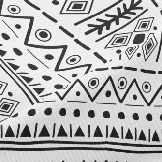 Mysterious Ethnic Pattern Piqué