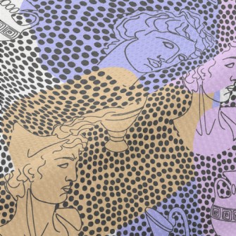 Artistic Dot Statue Piqué