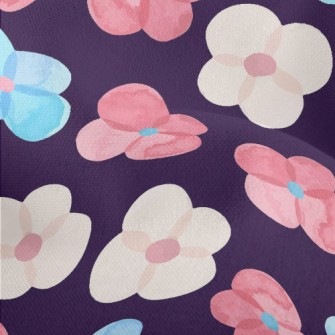 Cute Color Flowers Lightweight Performance Linen