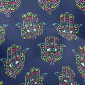 Mysterious Eye Palm Lightweight Performance Linen