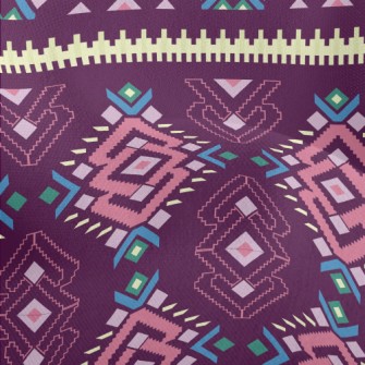 Nostalgic Ethnic Totem Lightweight Performance Linen