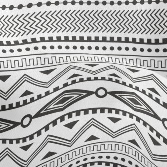 Classic Geometric Ethnic Lightweight Performance Linen