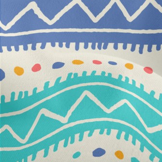 Lines, Curves, Dots Lightweight Performance Linen