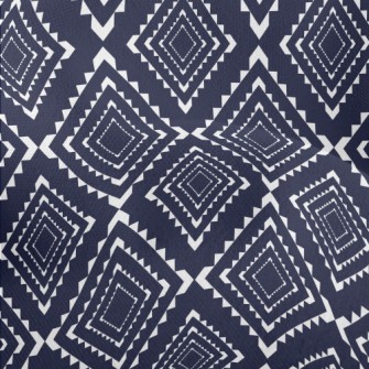 Geometric Composition Rhombus Lightweight Performance Linen