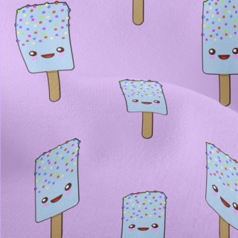 Cute Colorful Bean Popsicle Lightweight Performance Linen