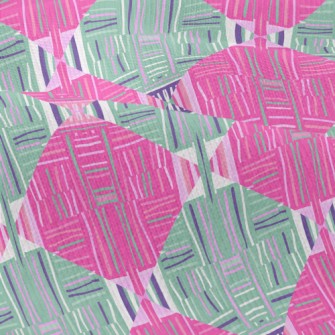 Line Art Rhombus Modern Jersey