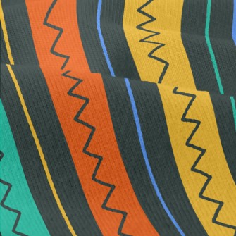 Colorful Vertical Stripes Modern Jersey