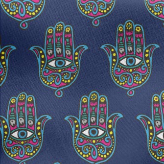 Mysterious Eye Palm Jersey Backed Fleece